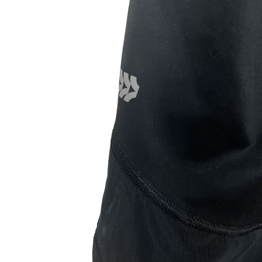 All in Motion Black Crop Mesh Leggings Medium